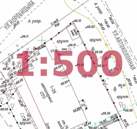 Топографическая съемка 1:500 для проектирования Топографическая съемка в Раменском и Раменском районе